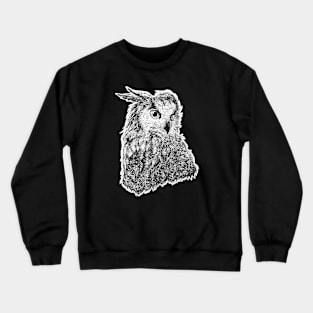 Black and white owl Crewneck Sweatshirt